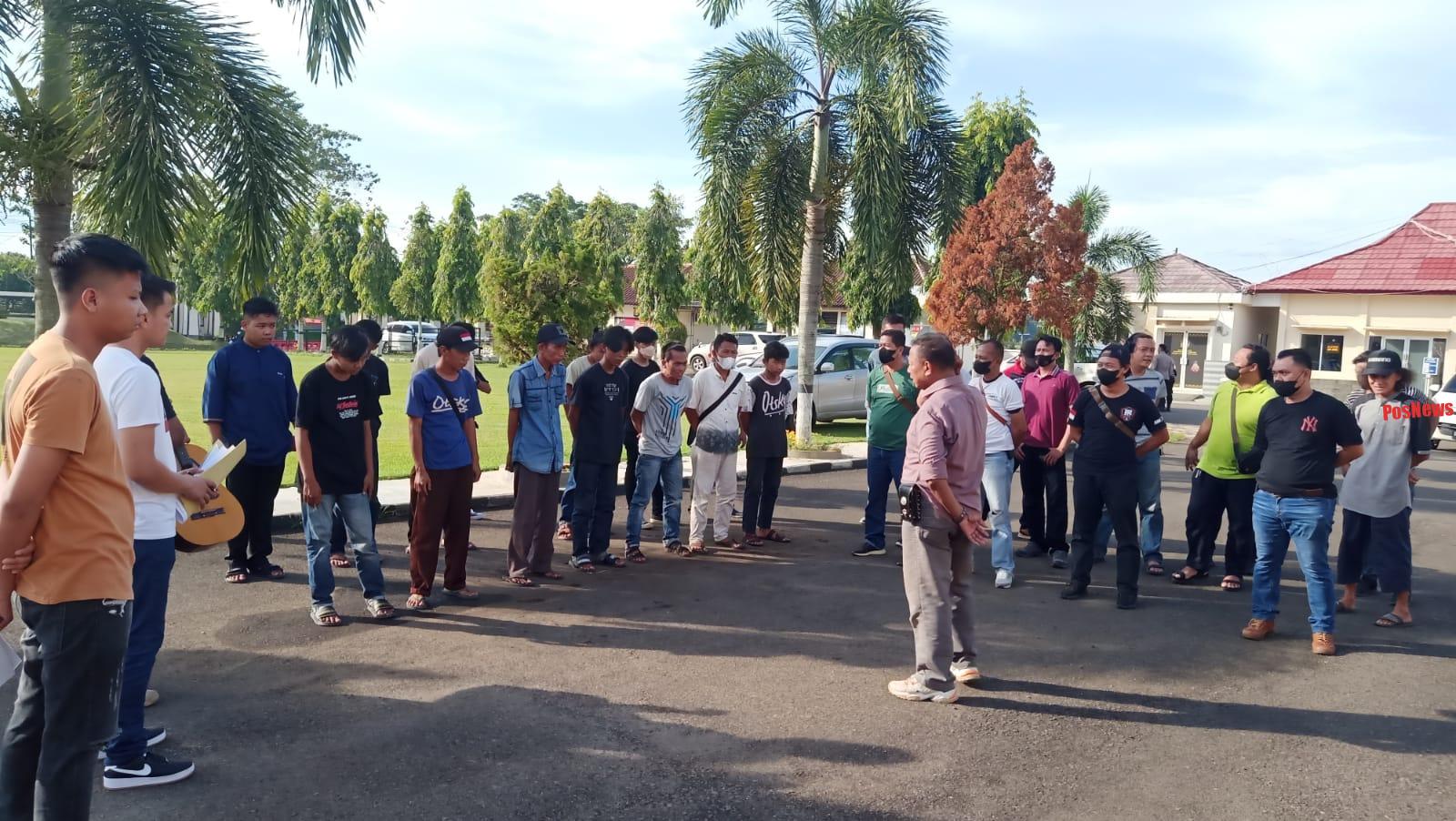 Tim Satgas Anti Begal Polres Lampung Utara Gelar Razia Pelaku Begal Dan Premanisme