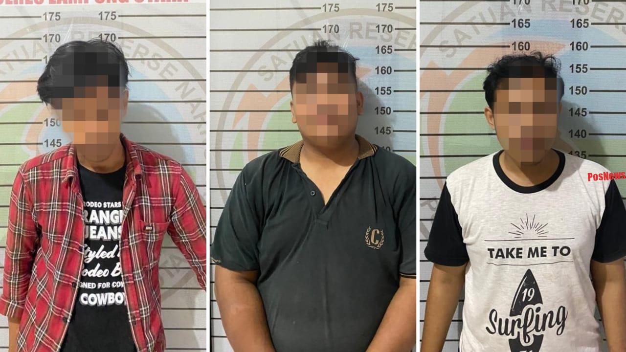 Empat Orang Di Ringkus Satres Narkoba Polres Lampung Utara