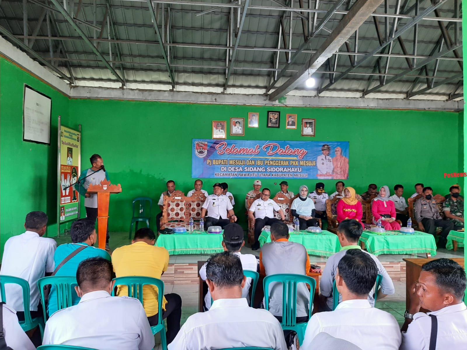 Sambutan Hangat Dari Seluruh Kepala desa Kecamatan RJU Untuk Pj Bupati Mesuji Drs.Sulpakar M.M