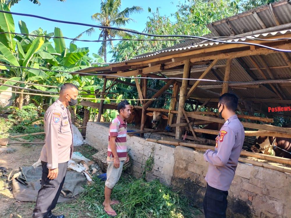 Sat Binmas Polres Mesuji Lakukan Ops Aman Nusa II di Desa Agung Batin