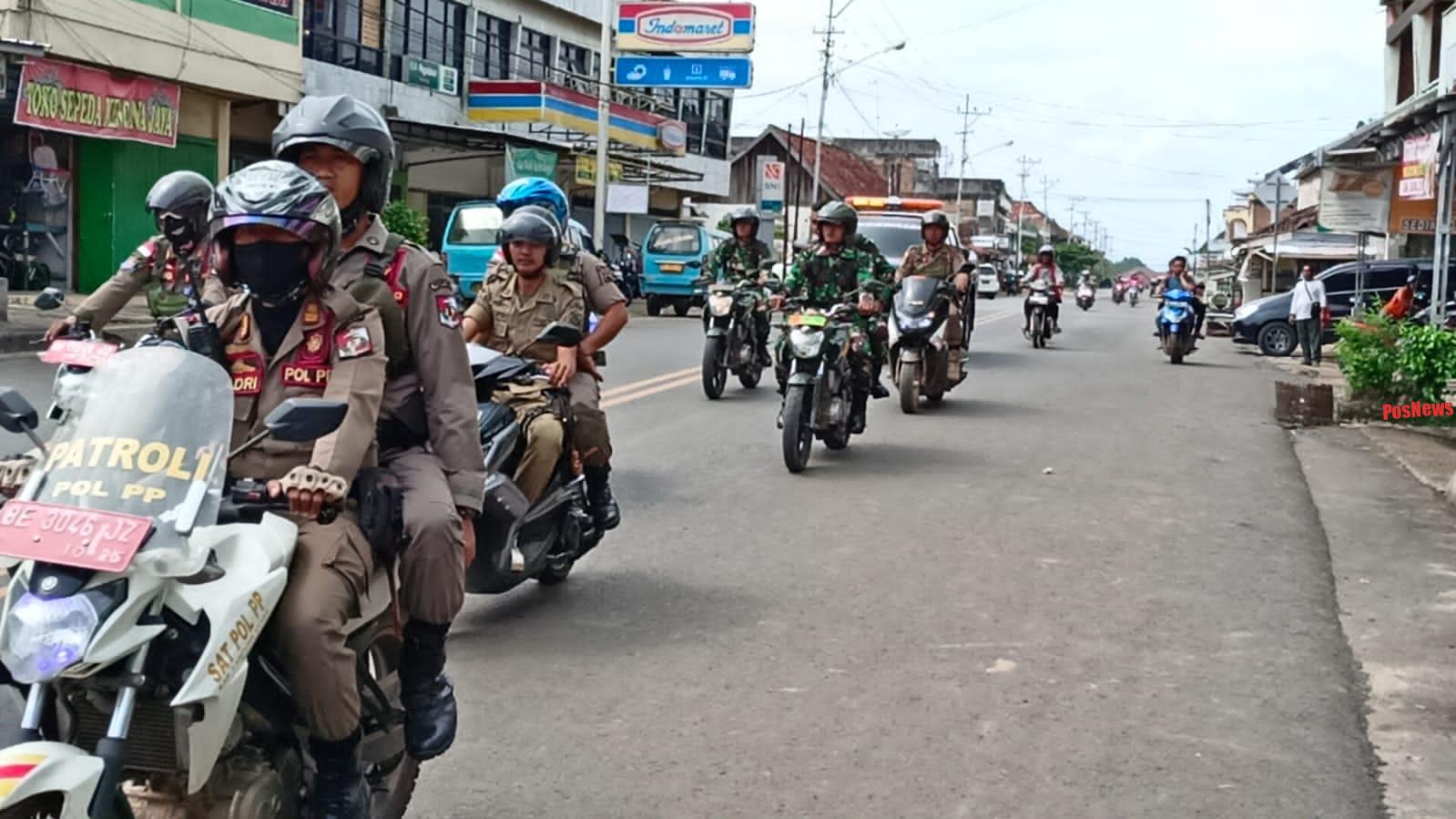 TNI POLRI Gelar Patroli Bersama
