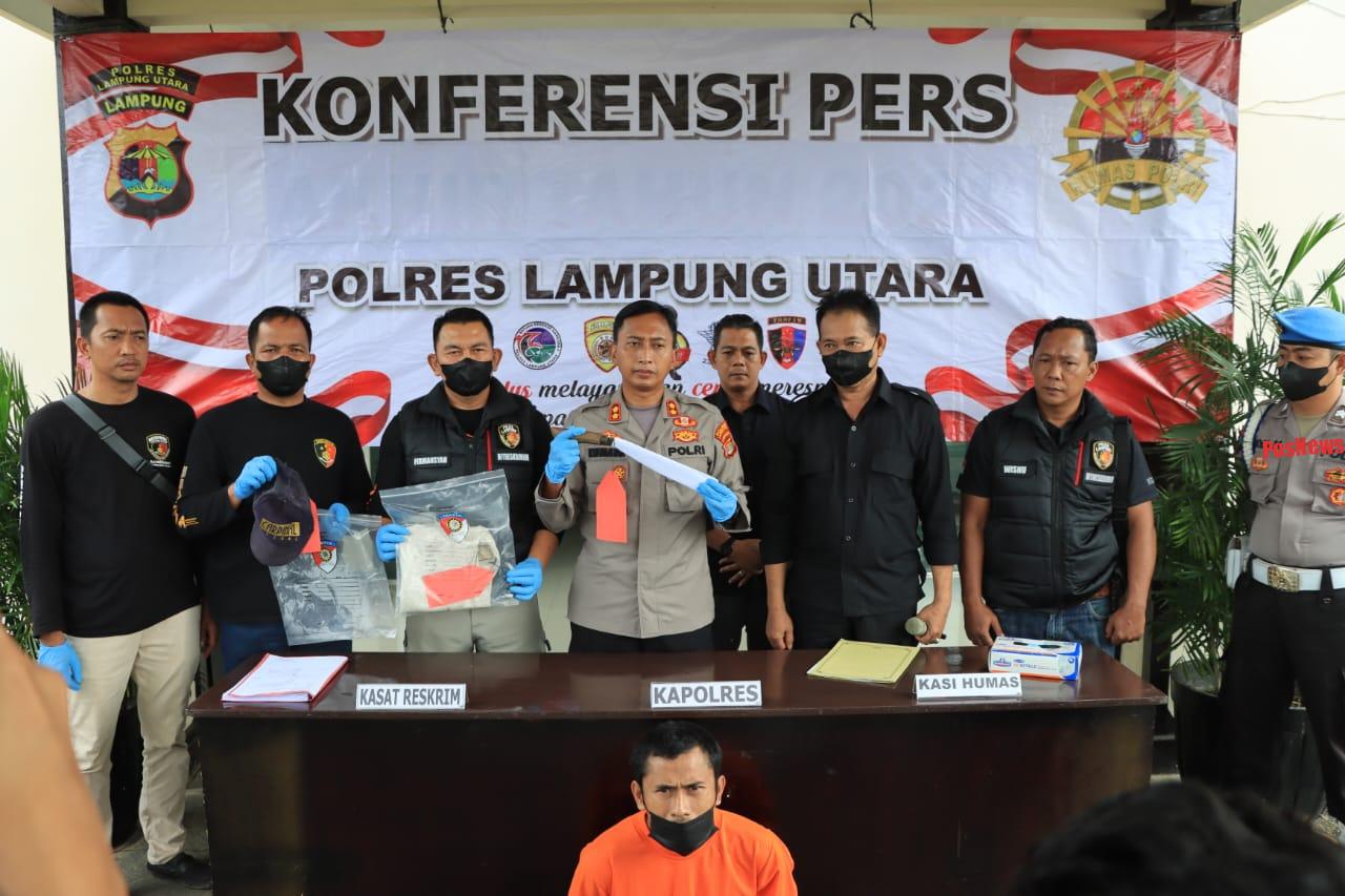 Pelaku Pembunuhan Di Rungkus Tim Tekab 308 Polda Lampung Dan Tekab 308 Lampung Utara