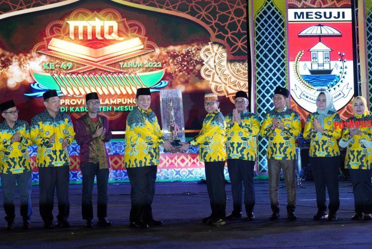 Gubernur Lampung Arinal Djunaidi Resmi Membuka MTQ ke-49 Tingkat Provinsi Lampung Di Kabupaten Mesuji