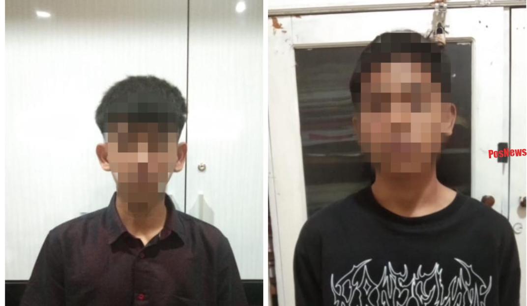 Dua Dari Empat Pelaku Cabul Secara Bergilir Terhadap Pelajar Siswi SMA di Ringkus Sat Reskrim Polres Lampung Utara