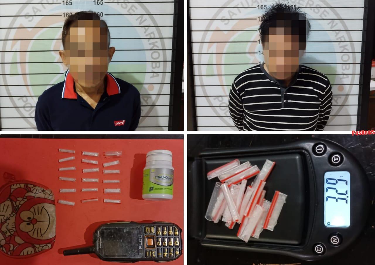 Tiga Pelaku TP Narkoba Di Ringkus Satres Narkoba Polres Lampung Utara